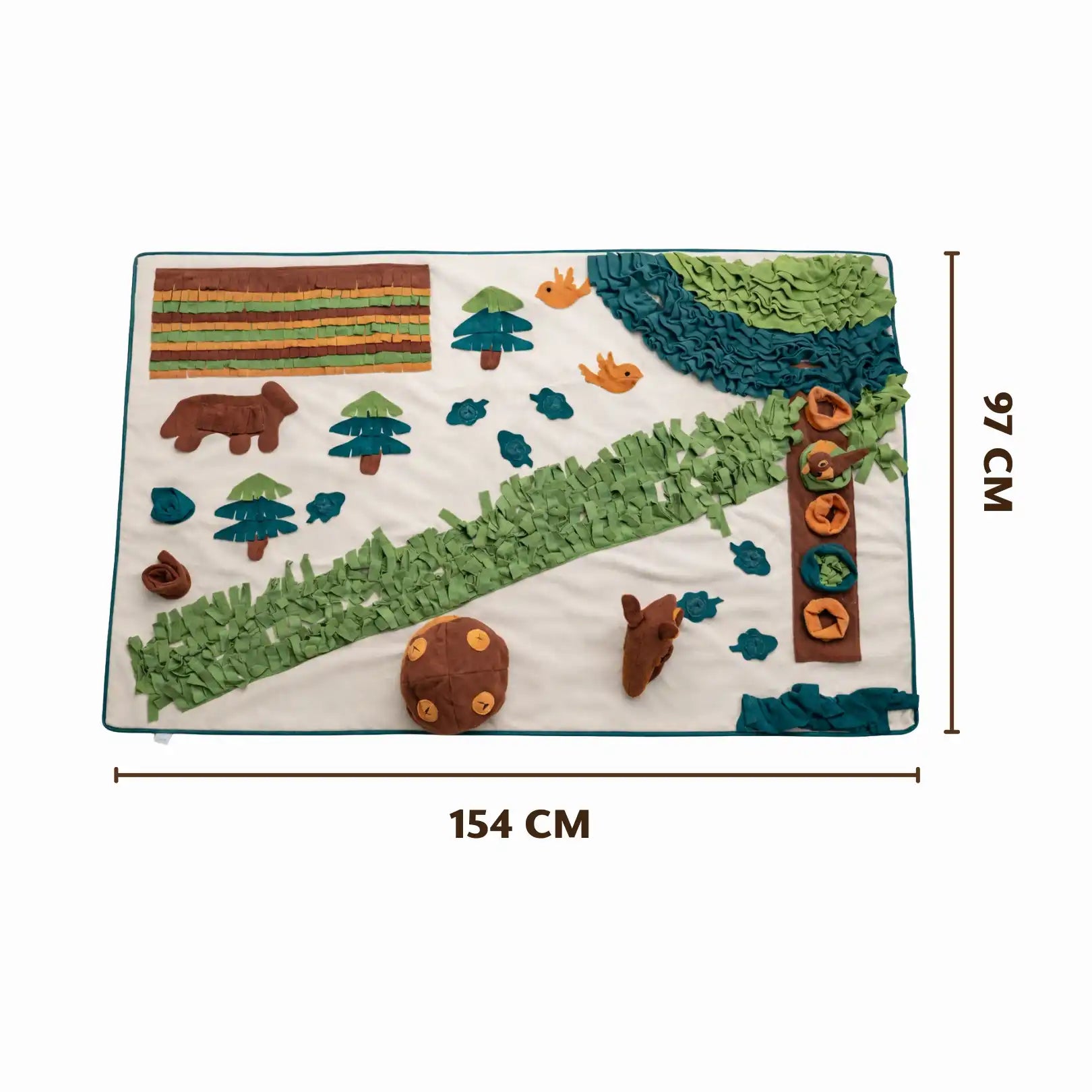 Nomi Woodland Adventure Snuffelmat (154×97cm)